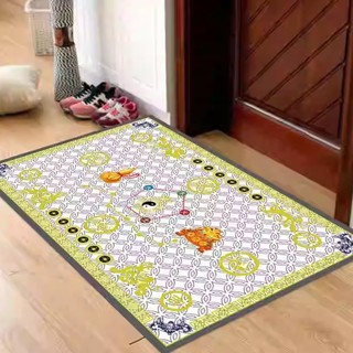 Thảm cửa may mắn Tai Chi Năm yếu tố Gossip Golden cóc bầu Chúc may mắn Tập hợp sự thịnh vượng Nhà cửa vào Bàn đạp chân Bảy sao Thảm trải sàn RJQ