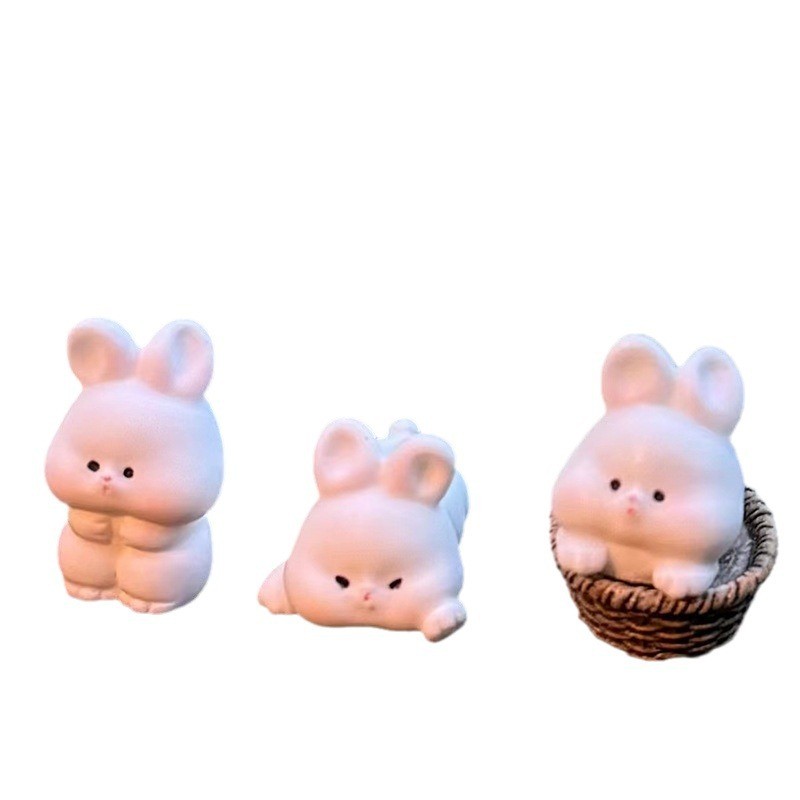 🍒 Phim hoạt hình Thỏ Trang trí ô tô Phụ kiện nội thất ô tô Màn hình ô tô giữa Đài Loan Đồ trang trí ô tô cho chó con 25.11.19