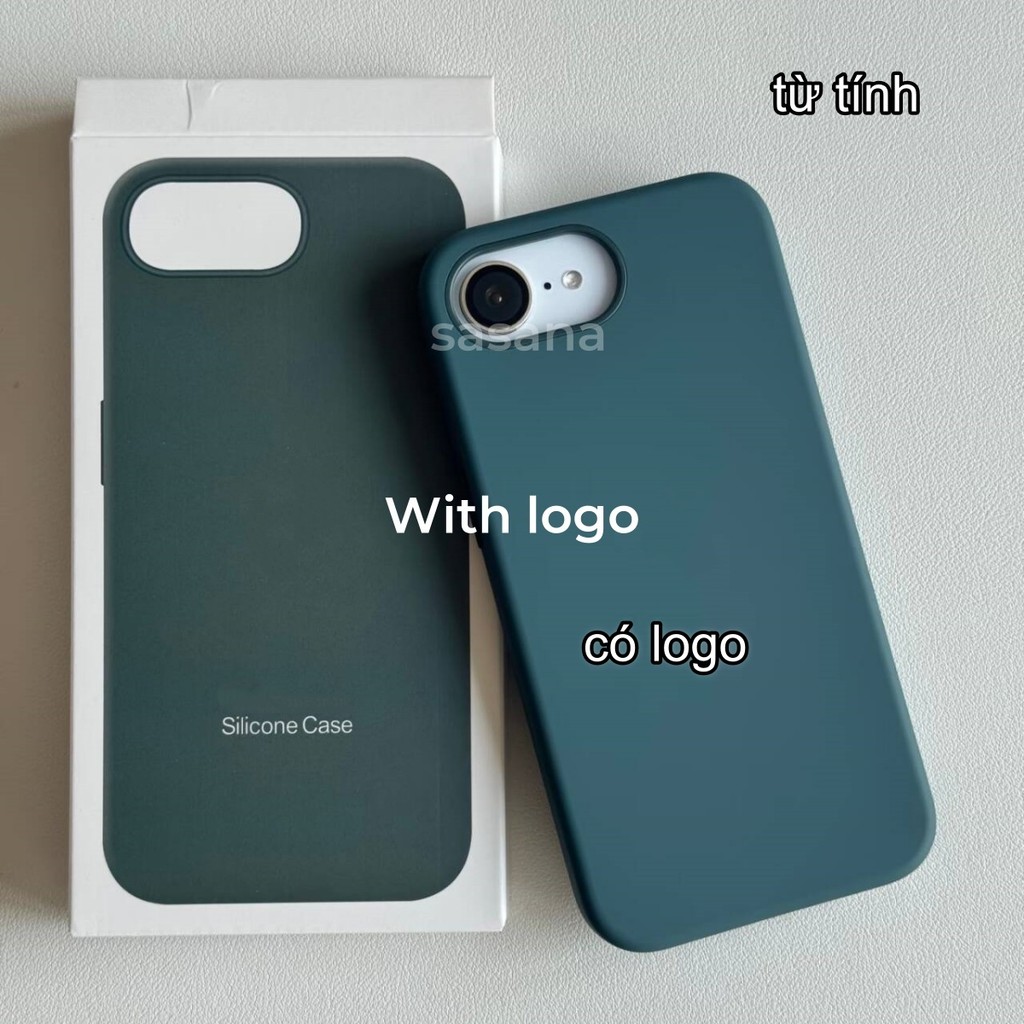 Ốp điện thoại silicon lỏng từ tính cho iphone 16 / 15 / Pro / Pro Max / Plus / 16e Hoạt hình bật lênĐược trang bị