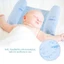 Gối Chặn Bé Sơ Sinh 1–3 Tháng – Định Hình Đầu, Ngăn Lăn Ngủ, Chất Vải Thô Hoa Thoáng Mát, Thấm Mồ Hôi