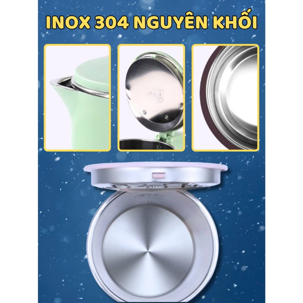 Ấm Siêu Tốc Guckdo ST20 công suất 1500W dung tích 2,5L đun sôi cực nhanh siêu tiết kiện điện
