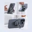 Giá đỡ nhẫn điện thoại YRBWD, xoay 360° Khóa ngón tay từ tính hai mặt, Giá đỡ điện thoại hút mạnh có thể gập lại đa năng