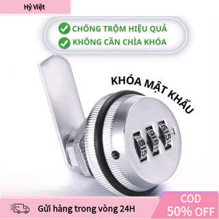 【Hỷ】Khóa Tủ Hợp Kim Kẽm Mật Khẩu 3 Số, Thiết Kế Nhỏ Gọn, Tiện Dụng Cho Tủ Hồ Sơ, Két Mini, Valy