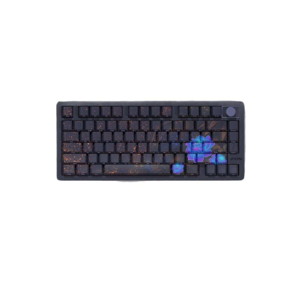 Keycap PBT Peony Hoa Hồng Engraved | KCAP - World of keycaps