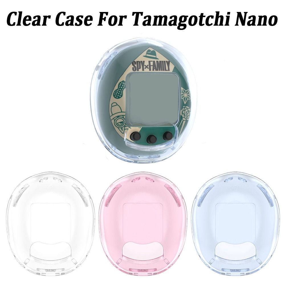 Bảo vệ NORBORTO, Vỏ cứng trong suốt PC pha lê, Vỏ chống trầy xước toàn diện chống bụi cho phụ kiện trò chơi thú cưng kỹ thuật số Tamagotchi Nano
