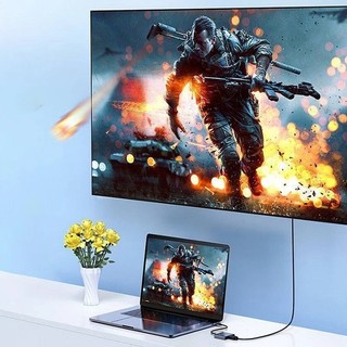 Bộ chuyển đổi USB C sang HDMI USB Hub Nữ TypeC OTG 3 trong 1 4K và PD Sạc nhanh bộ chuyển đổi trạm nối