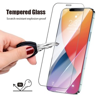 9D Full Cover Kính Cường Lực Cho iPhone 11 12 13 14 15 16 17 Pro Max 14Plus X XR XS Max iPhone 7 8 Plus 6 6S Plus 5S SE 2020 Vỏ Bảo Vệ Màn Hình Kính Cường Lực