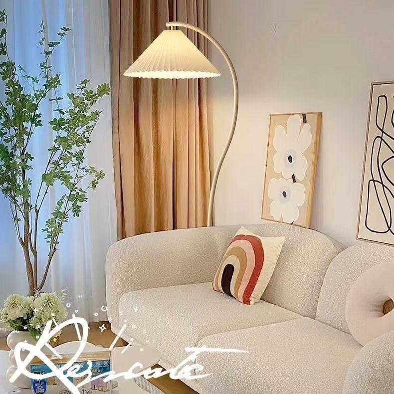 Đèn Sàn Phong Cách Pháp - Thắp Sáng Góc Sofa, Tận Hưởng Không Gian Lãng Mạn | Đèn LED 3 Màu Cho Phòng Khách & Phòng Ngủ