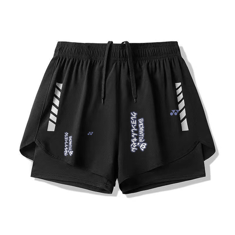 Quần short cầu lông nam nữ mùa hè YONEX thời trang mới 2025 có lớp lót chống đi bộ đường dài để tập bóng rổ, chạy bộ, đi xe đạp và Quần ngắn đi xe đạp