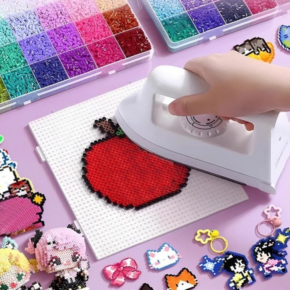 Hạt SNUGHOUSE Perler Hama, Bộ hạt cầu chì cỡ 2,6mm chất lượng cao, Câu đố tự làm 48 / 72 / 96 / 120 Màu sắc Hạt xếp hình đậu nhỏ cao cấp ba chiều Quà tặng DIY
