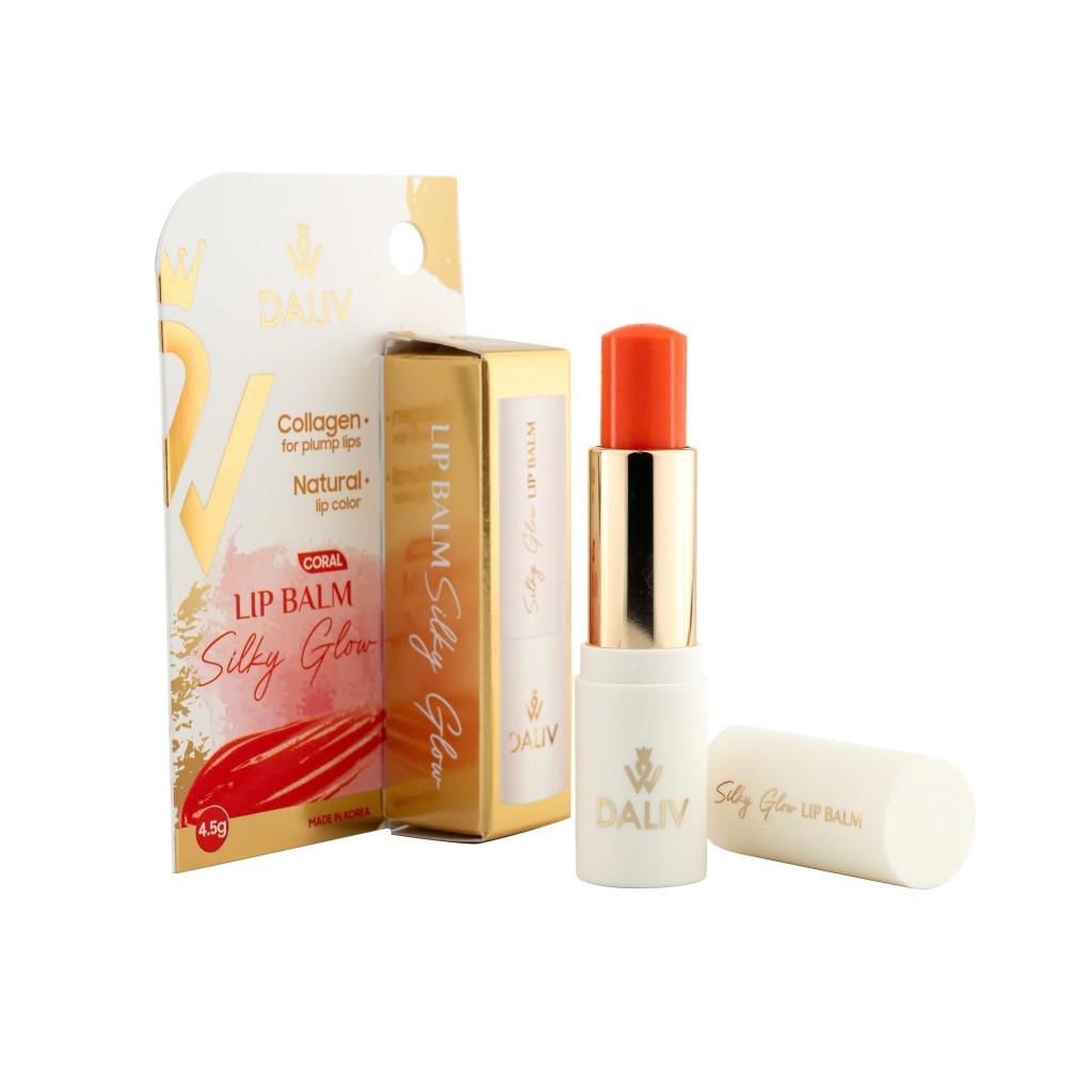 Son Dưỡng Môi Cao Cấp Daliv Silky Glow Màu Cam Dưỡng Ẩm Làm Mềm Môi Giảm Nứt Nẻ 4.5g