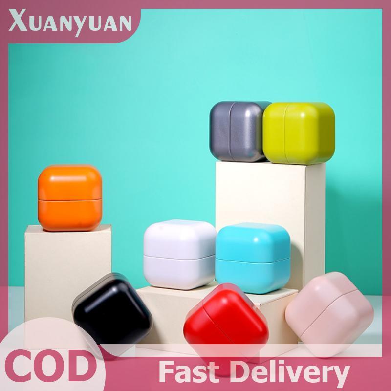 XUAN Di Động Màu Trơn Hộp Thiếc Trà Kín Lọ Bao Bì Hộp Trang Sức Kẹo Bảo Quản Nhỏ Có Thể Đồng Xu Bông Tai Tai Nghe Hộp Quà Tặng VN