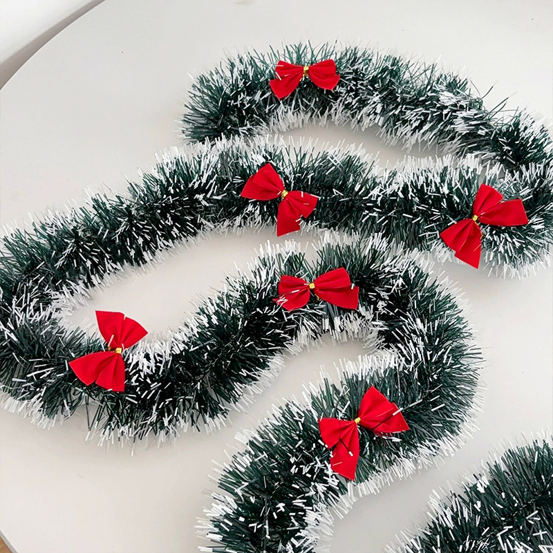 Dây Lá Thông Noel – Dây Trang Trí Giáng Sinh Đẹp, Phụ Kiện Kết Hợp Dây Đuôi Chồn Tạo Decor Lễ Hội Sang Trọng
