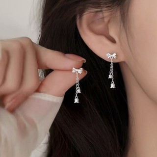 Bông tai bạc S925 Trang sức thời trang đơn giản Quà tặng nữ