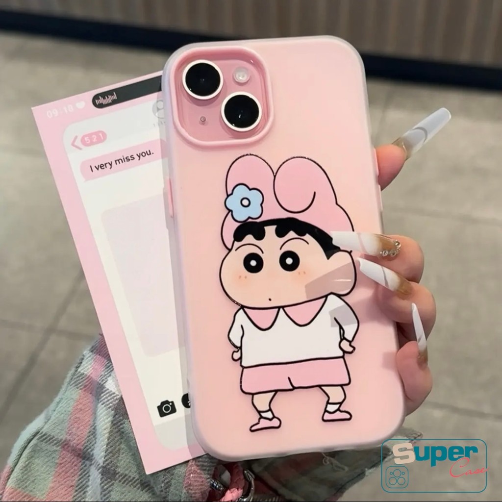 Ốp Lưng Tương Thích Cho IPhone 13 15 17 16 11 14 12 Pro Max 17 15 16 Pro XR 7Plus X XS Max Air Dễ Thương Giai Điệu Của Tôi Cinnamoroll Kuromi Crayon Shin-chan Cover