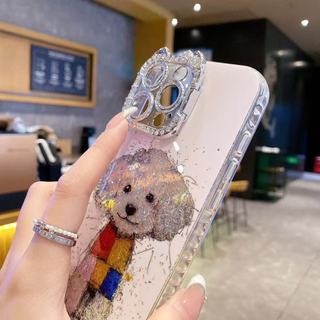 Ốp Điện Thoại Kim Cương Tai Nơ 3D Dễ Thương Cho iPhone 17 16 15 14 13 12 Pro Max Plus Air 11 17promax 17pro Girl Cover