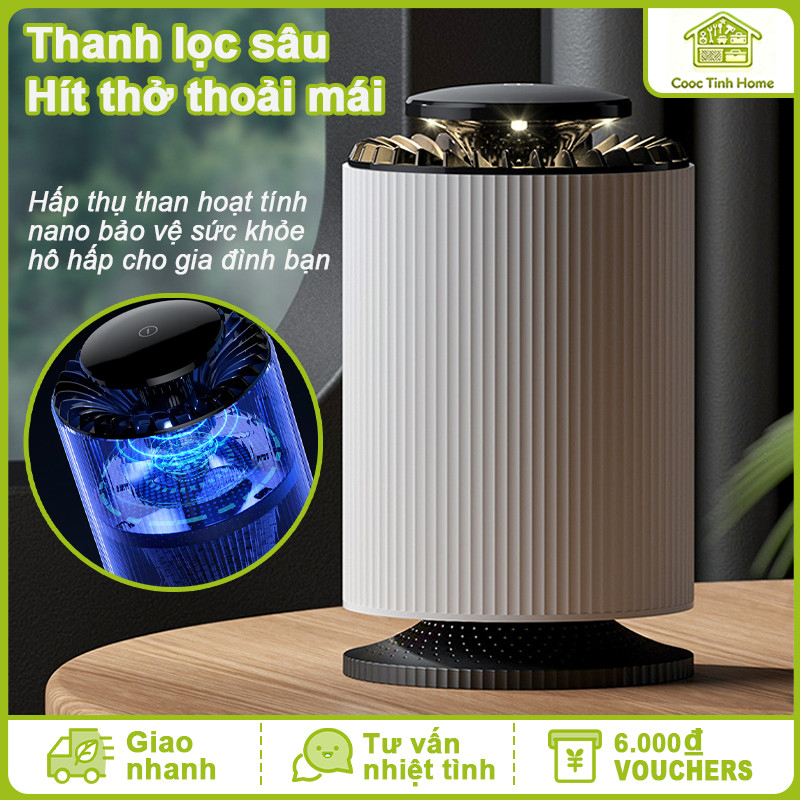 Máy Lọc Không Khí Ion Âm HEPA - Loại Bỏ Bụi Mịn, Khử Mùi, Lọc Formaldehyde, Dùng Cho Gia Đình Và Xe Hơi