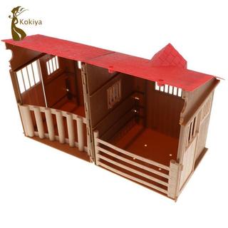 DIY Making Farm Scene Playset Đồ chơi trẻ em
