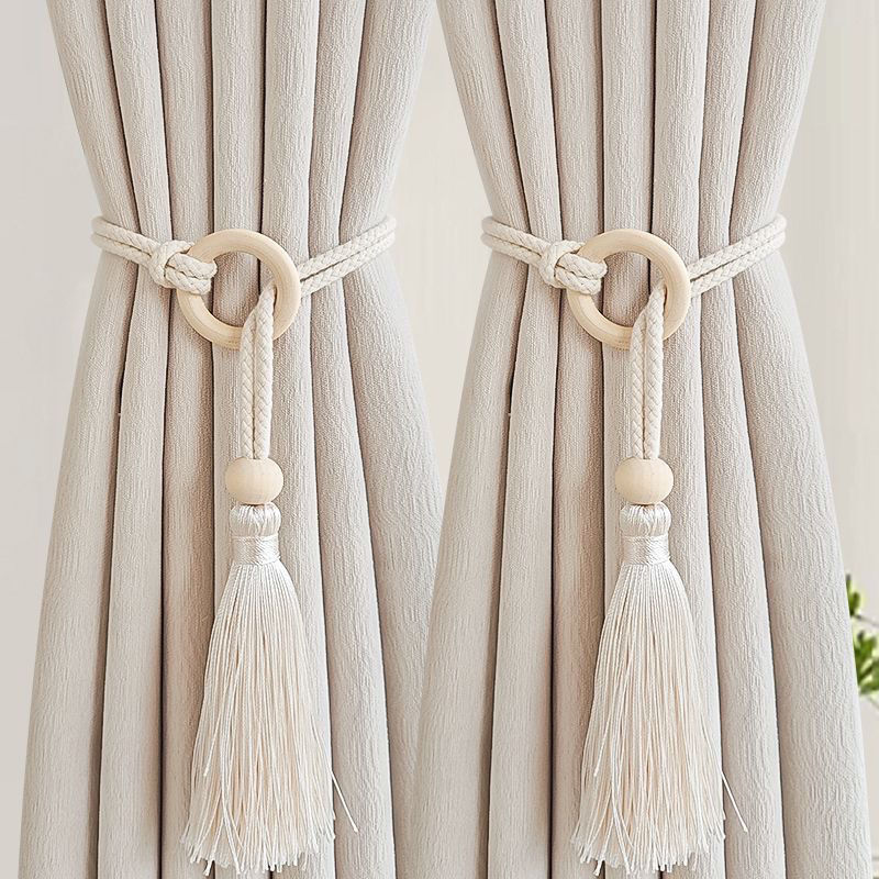 Ánh Sáng Đơn Giản Sang Trọng Rèm Dây Cặp Bộ Dây Dệt Chảy Chắc Chắn Bảo Quản Rèm Khóa Trang Trí Nhà Cửa