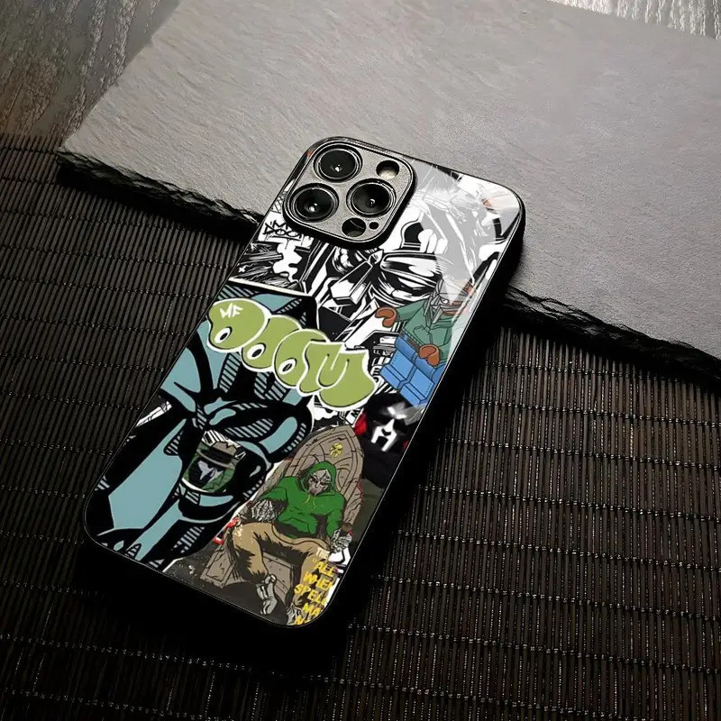 Ốp Điện Thoại BL-1 MF DOOM Rapper Cho iPhone 17, 13 12 Mini X Xr Xs 8 Plus Kính