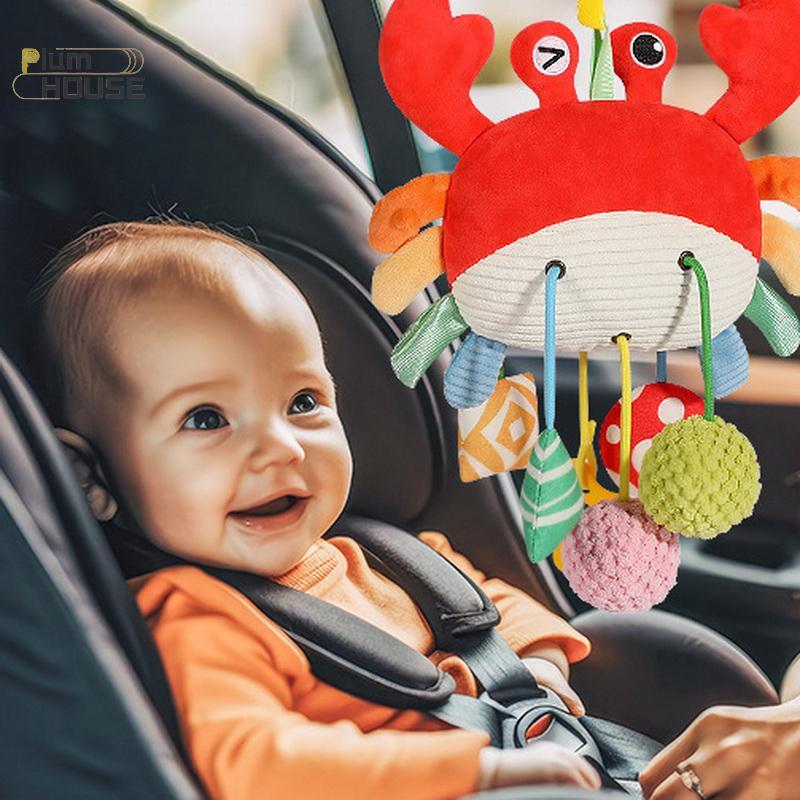 PlumHOUSE 1 Mới Giường Cho Bé Dây Rút Xe Đẩy Sơ Sinh Động Vật Dễ Thương Đồ Chơi Giáo Dục Tay Cầm Sang Trọng Vui Vẻ Thời Gian Đi Ngủ VN