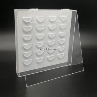 MIS 12 Cặp Lông Mi Giả Trong Suốt Hộp Bảo Quản Acrylic Cho Hộp Đựng Tr