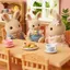 Sylvanian Families Doll【Milk Rabbit Family】 FS-47 ST Mark Certified 3 Years and Up Toy Dollhouse Sylvanian Families Epoch Co., Ltd.