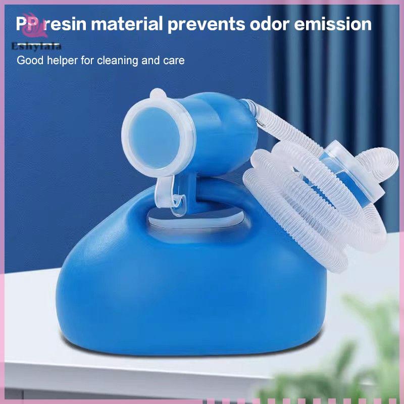 Cung cấp nhà vệ sinh cho ngoài trời 2000ml Nhựa Nam Người cao tuổi Giường Bô Pee Bộ sưu tập chai với ống 160cm Bình nước tiểu di động Người trợ giúp người khuyết tật [MỚI]