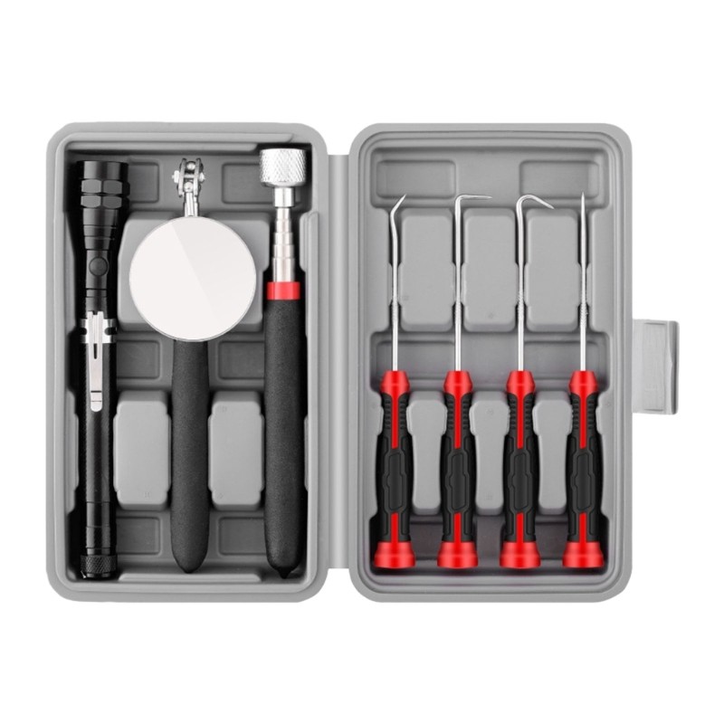 Bapara 7 Chiếc Thép Không Gỉ Cơ Khí Kính Thiên Văn Nam Châm Dính Dụng Cụ Bán Tải Từ Tính Loại Bỏ Con Dấu Dầu Có Thể Điều Chỉnh Góc Đến