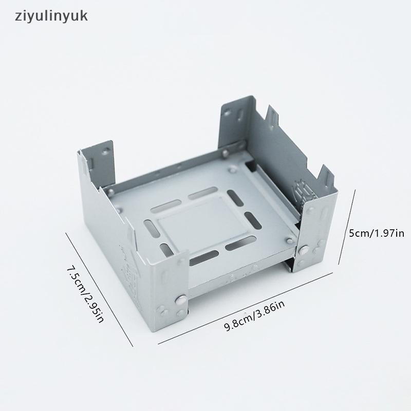 Ziyulinyuk Ngoài Trời Di Động Rắn Rượu Nhiên Liệu Gấp Lò Dã Ngoại Đốt Sắt Mạ Kẽm Bếp Cắm Trại Nấu Ăn Thiết Bị Cắm Trại EN