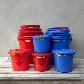 Xô Nhựa Có Nắp, Có Quai Xách Đa Năng 4L - 20L Nhựa PP Chính Phẩm Đại Triển  - Trường An VN