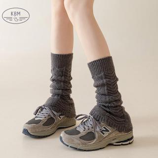 KBM Lolita Chân Ấm Nữ Tất Dài Len Dệt Kim Chân Bao Tay Ấm Y2K Thu Đông Móc Heap Tất Boot còng Vớ FSSG