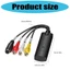 GODD USB2 0 Card ghi video âm thanh USB 2 0 sang AV TV VCR Quay video sang kỹ thuật số cho PC