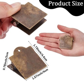 Ấm cúng 2 Chiếc Cổ Giấy Ghi Chú Kẹp Kim Loại Đánh Dấu Trang Sách Kẹp Thêu Sò Kẹp Cho Tiểu Thuyết Sách Tạp Chí Người Lập Kế Hoạch Noteb