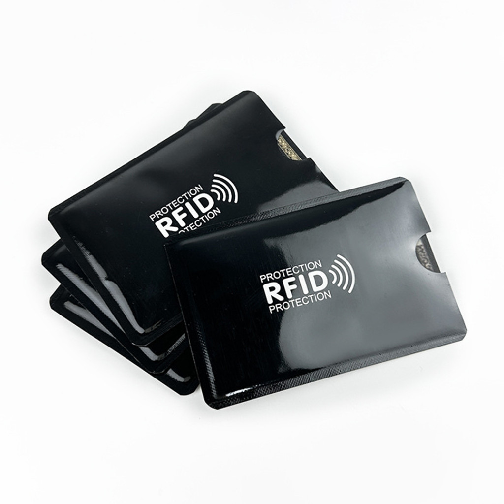 Tay áo chặn RFID bạc Laser Bảo vệ thẻ tín dụng nhiều màu cho thẻ ghi nợ tín dụng và thẻ ID