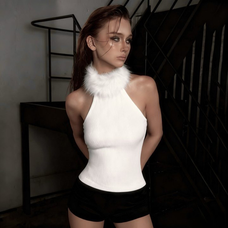 Vest Villus casual nữ mỏng thoáng khí, phong cách vintage, phù hợp mùa hè
