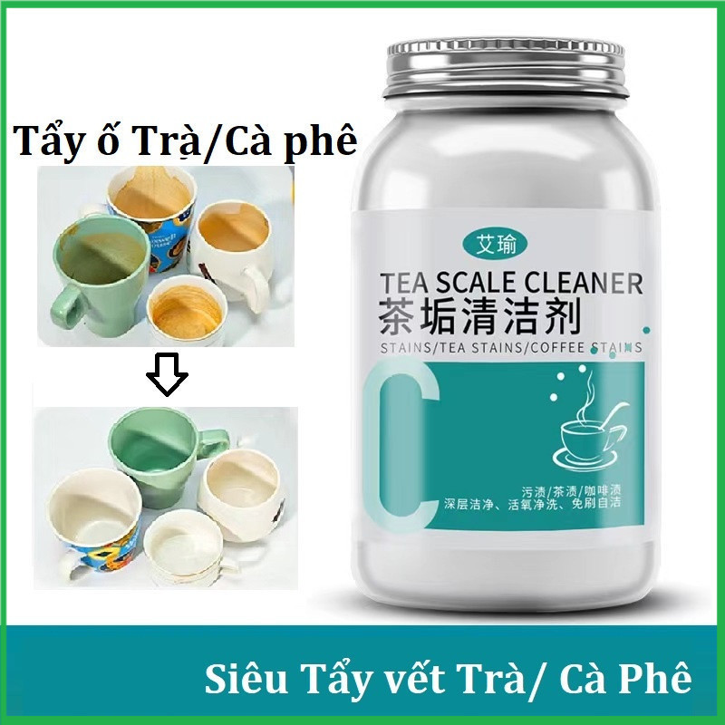 Bột Tẩy Vết Bẩn Trà, Cao Trà, Vết Ố Cà Phê - Siêu tiện dụng