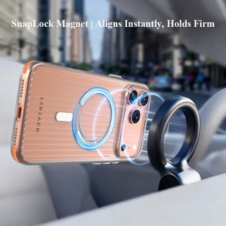Ốp điện thoại mờ từ tính Lereach cho iPhone 17 Pro Max / iPhone Air / 17 - Chất liệu PC + Nam châm, Chống trượt chống rơi