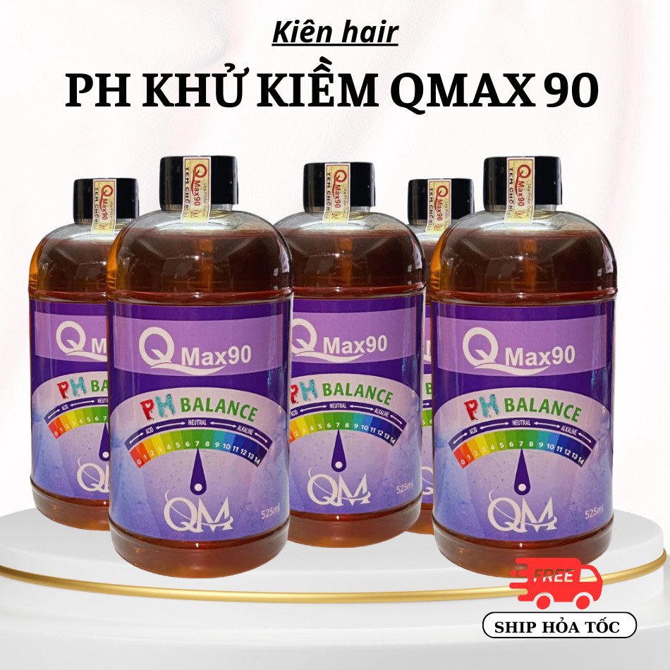 Axit béo PH Qmax90 khử kiềm tóc, chống xót, khóa màu nhuộm và phục hồi tóc hư tổn | Trunghair