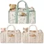 BRABRAA Baby Tã Sắp Xếp, Giỏ Đựng Đồ Cho Trẻ Sơ Sinh Di Động Dung Tích Lớn, Đa Năng Hoa Sơ Sinh Essentials Túi Bảo Quản Tã Cho Bé Du Lịch Ngoài Trời