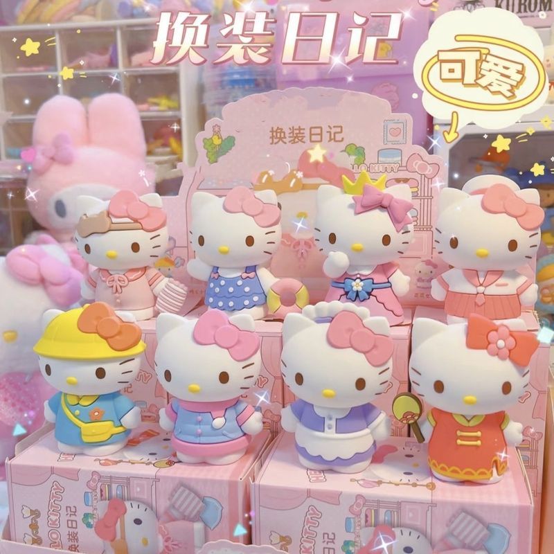 【Fast shipping】blind box hello kitty Bộ hộp Hello Kitty Blind Đồ trang ...