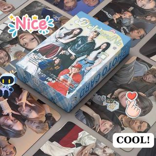 Card Hologram Kpop Nhóm Mix Group Nam Nữ Cool Hộp 50-55 Tấm Ảnh QT122
