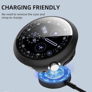 Ốp Đồng Hồ Cho Google Pixel Watch 4 45mm 41mm Kính Cường Lực Cản Xung Quanh + Vỏ Bảo Vệ Màn Hình Chống Trầy Xước Cho Pixel watch4 PC Case