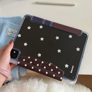 Vỏ cứng Da gấp chữ Y Điểm trắng cho Mini6 Mini7 A17Pro IPad 5 6 7 8 9 10 11 A16 Air 2 3 4 5 6 7 Air 11 M2 M3 Pro10.5 Pro11 2020 2021 2022 Pro13 M4 M5 2024 Khe cắm bút chì 2025