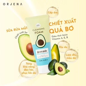 Sữa rửa mặt Orjena chiết xuất quả bơ 180ML cấp ẩm làm sạch cho mọi loại da