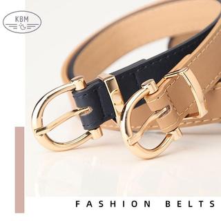 KBM Da Nữ Dây Đeo Nâu Xanh Nữ Thắt Lưng Nữ Đầm Thắt Lưng Bé Gái Quần Jean Thắt Lưng FSSG
