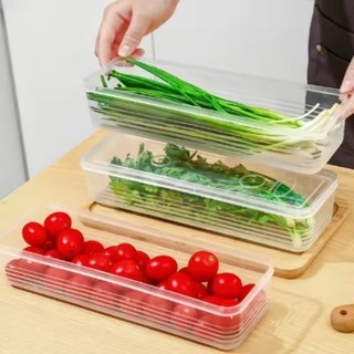 1 / 3 / 5 Hộp Bảo Quản Mì Dài - Nhựa Dung Tích Lớn Spaghetti Hình Chữ Nhật Kín Sắp Xếp
