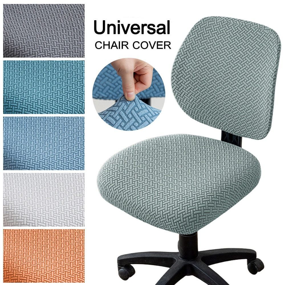 YUUKII 2 Cái / bộ Vỏ bọc ghế bành Jacquard, ​Thoáng khí​ Vỏ bọc ghế văn phòng chống bẩn, Vỏ bọc ghế chơi game co giãn có thể tháo rời thời trang cho gia đình và văn phòng