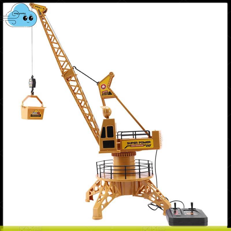 Rc Điều Khiển Từ Xa Mô Phỏng Cần Cẩu Đồ Chơi Xây Dựng Rc Cần Cẩu Tháp Rc Xe Tải Mô Hình Đồ Chơi Xoay 360 Độ Quà Tặng Sinh Nhật