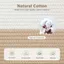 Giỏ đựng đồ giặt YUUKII, Giỏ đựng đồ chơi Giỏ dây Cotton dung tích lớn, Giỏ dây dệt dệt di động có thể gập lại cho kệ giặt